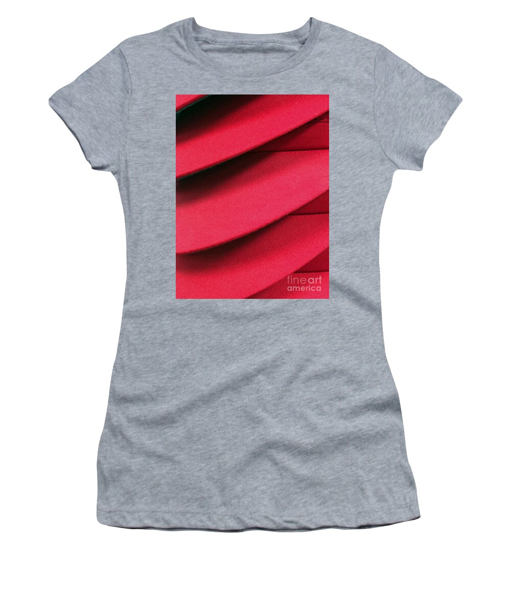 Abstract Women's T-Shirt featuring the photograph Swooshes and Shadows by Rick Locke - Out of the Corner of My Eye