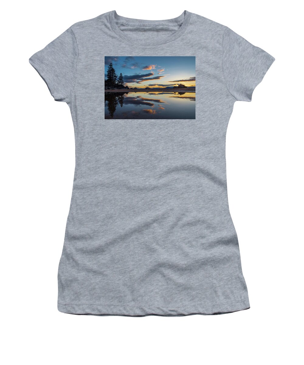 Usa Women's T-Shirt featuring the photograph Tahoe Spring Sunset by Martin Gollery