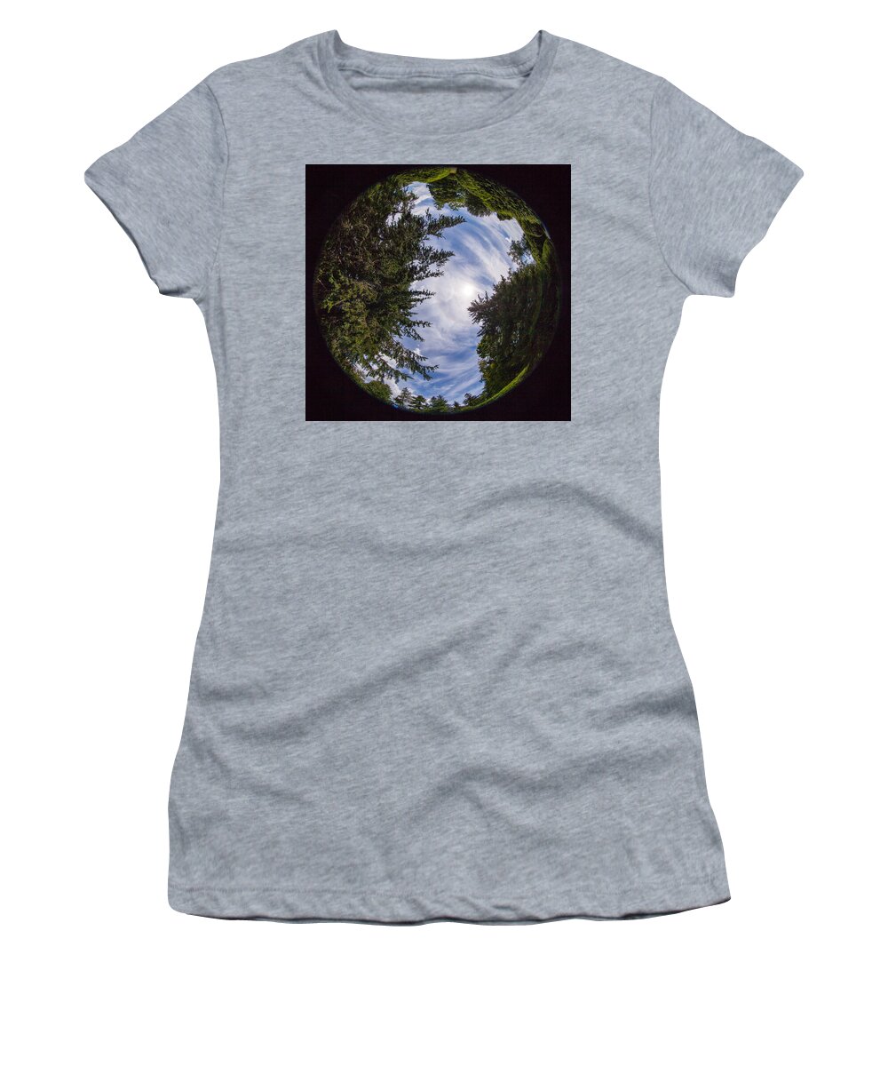 Fisheye Women's T-Shirt featuring the photograph The Berkshires 944 by Michael Fryd