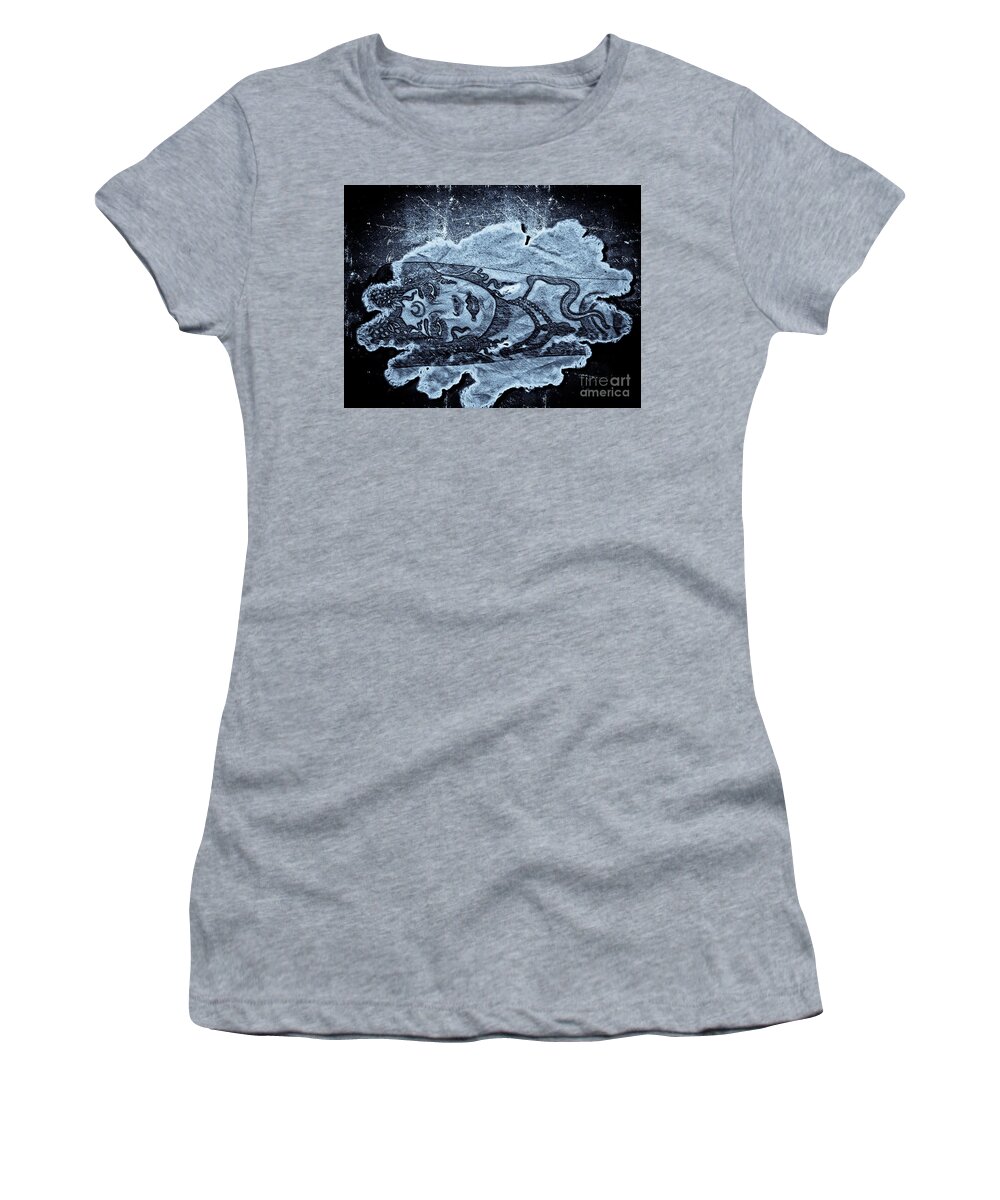 Texture Women's T-Shirt featuring the digital art Tearing by Fei A
