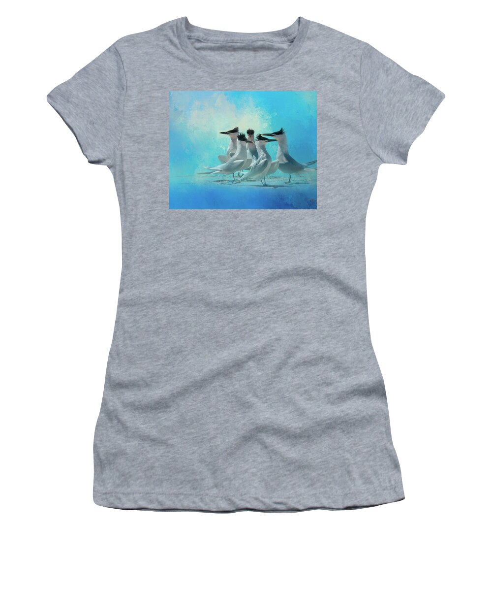 Egmont Key Women's T-Shirt featuring the photograph Tern And Look by Marvin Spates