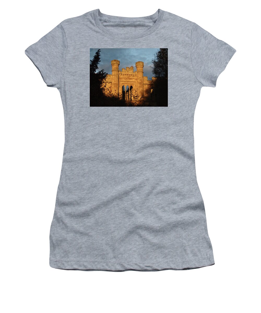 Abandoned Women's T-Shirt featuring the photograph The Abandoned Priory by Adrian Wale