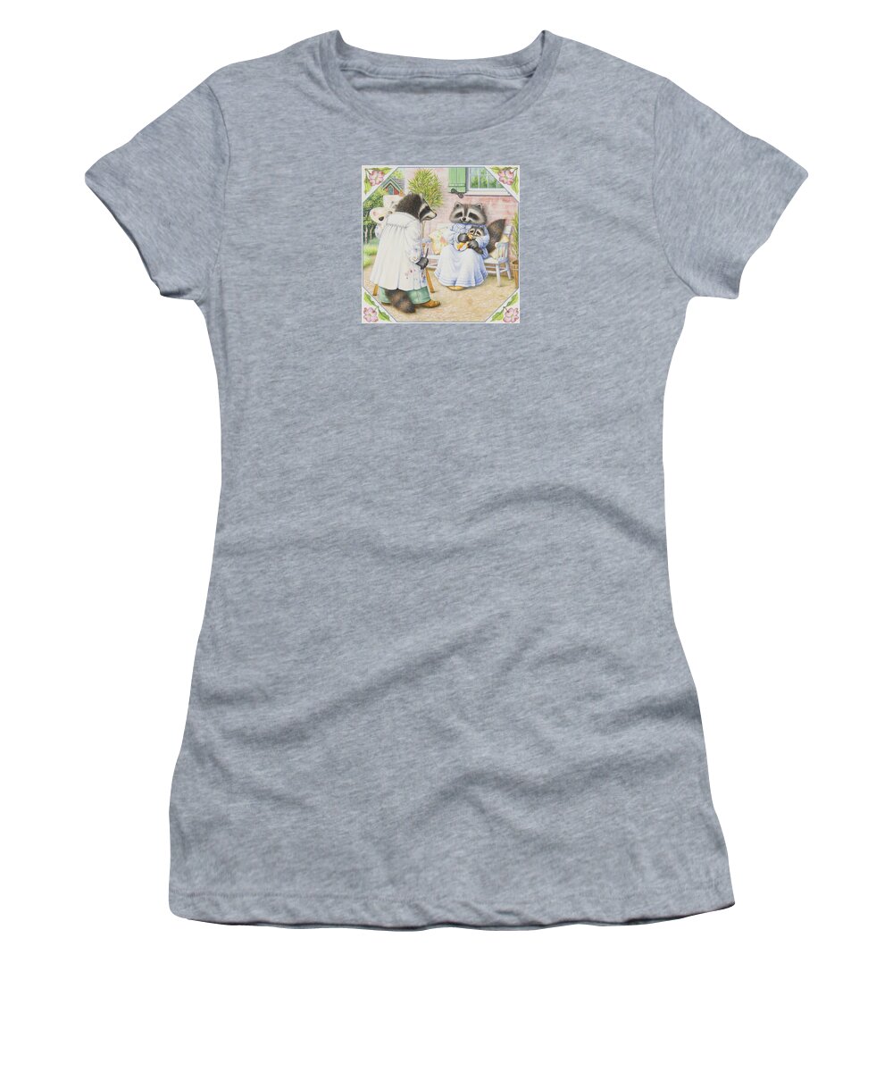Artist Women's T-Shirt featuring the painting The Artist by Lynn Bywaters