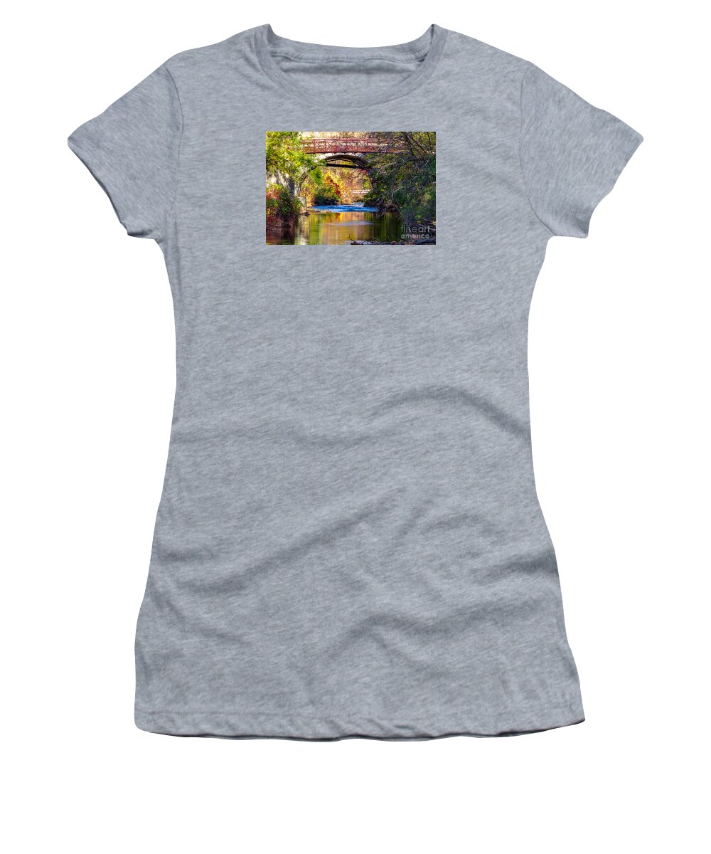Bill Norton Women's T-Shirt featuring the photograph The Creek by William Norton