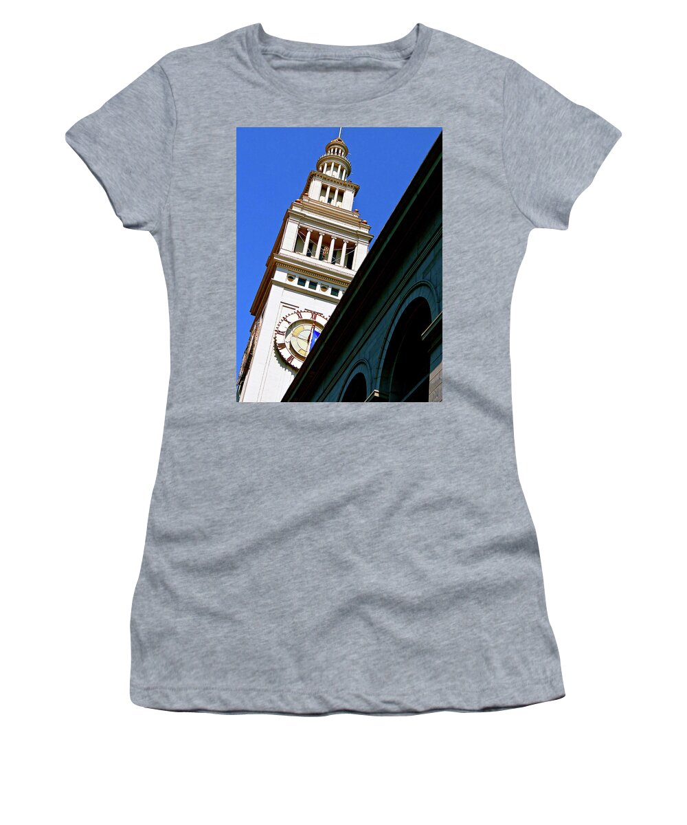 San Francisco Women's T-Shirt featuring the photograph The Embarcadero by Ira Shander