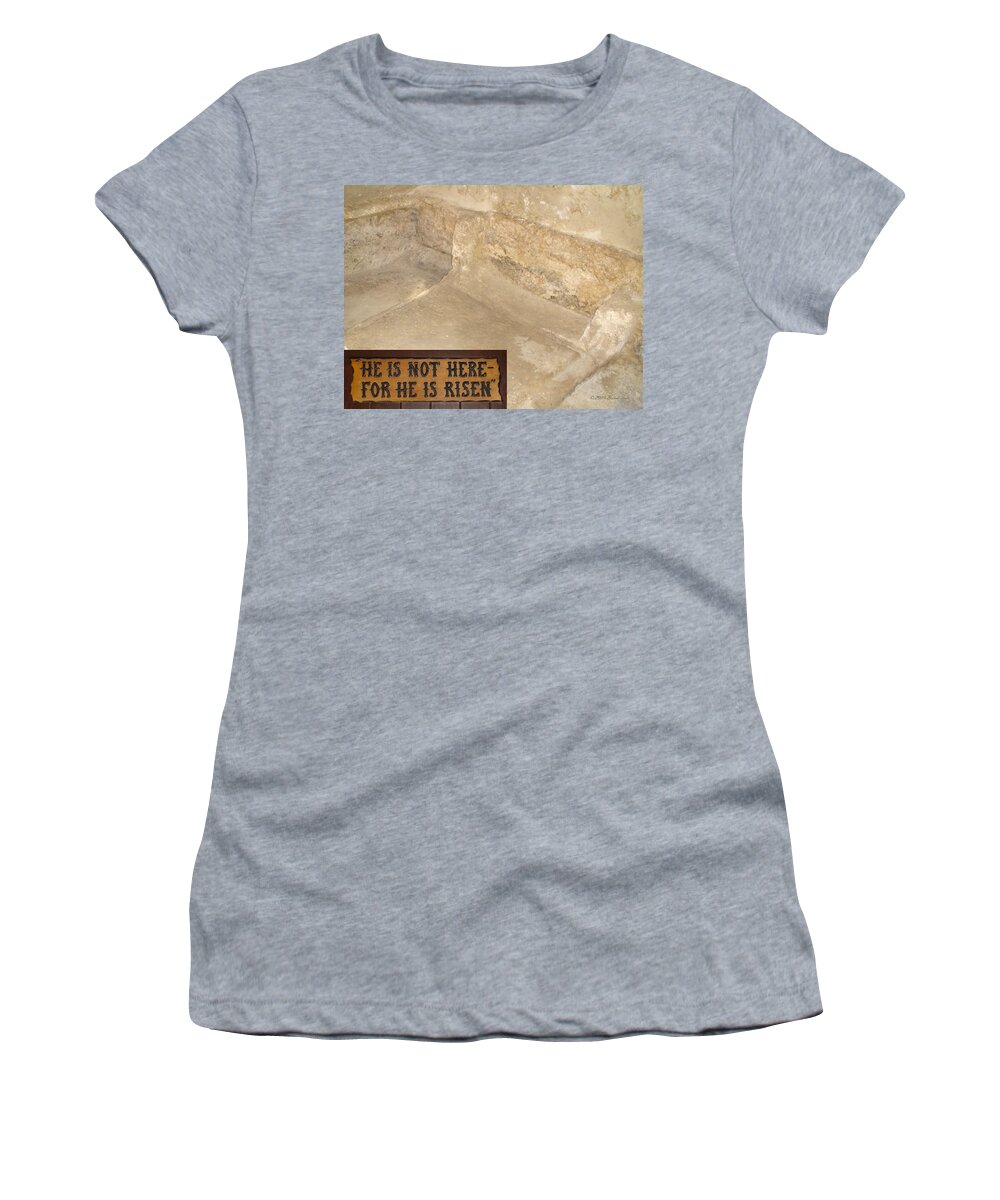Empty Tomb Women's T-Shirt featuring the photograph The Empty Tomb by Brian Tada