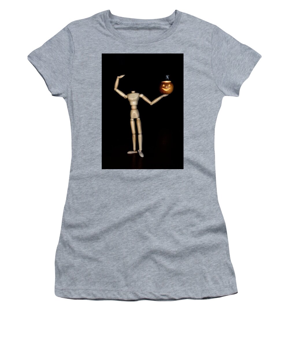 Wood Women's T-Shirt featuring the photograph The Headless Woody by Mark Fuller