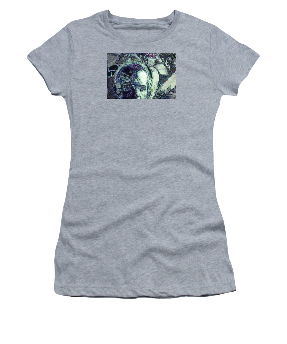 Violence Women's T-Shirt featuring the digital art The Innocent by George D Gordon III