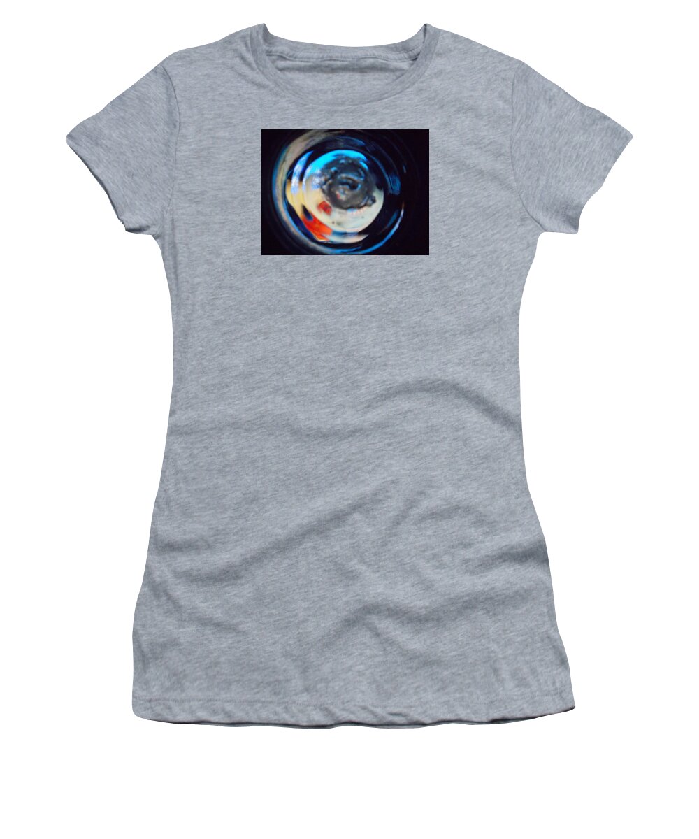 Abstract Women's T-Shirt featuring the photograph The Journey Back by Susan Esbensen