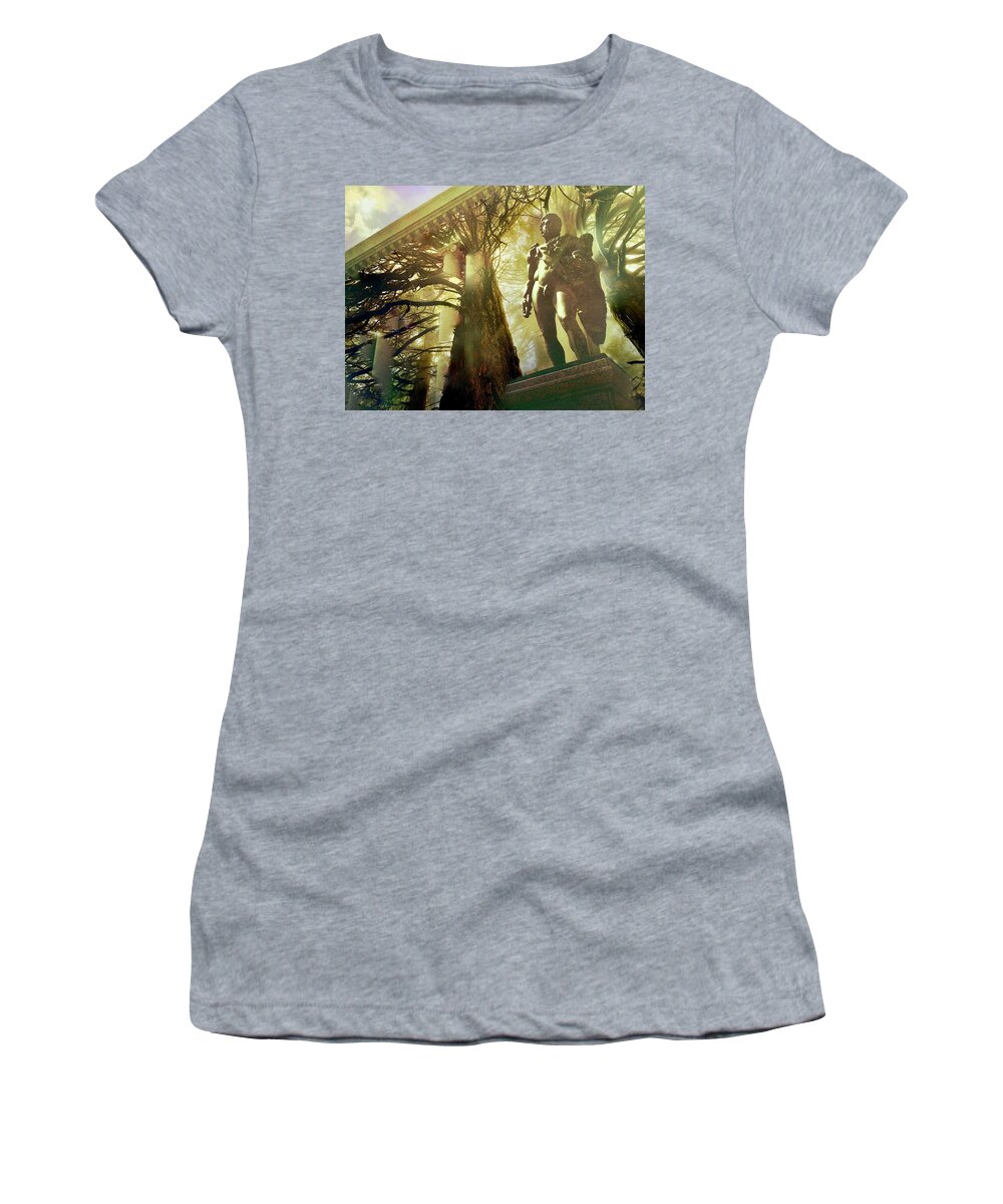 King Women's T-Shirt featuring the digital art The King is Coming by Kevyn Bashore