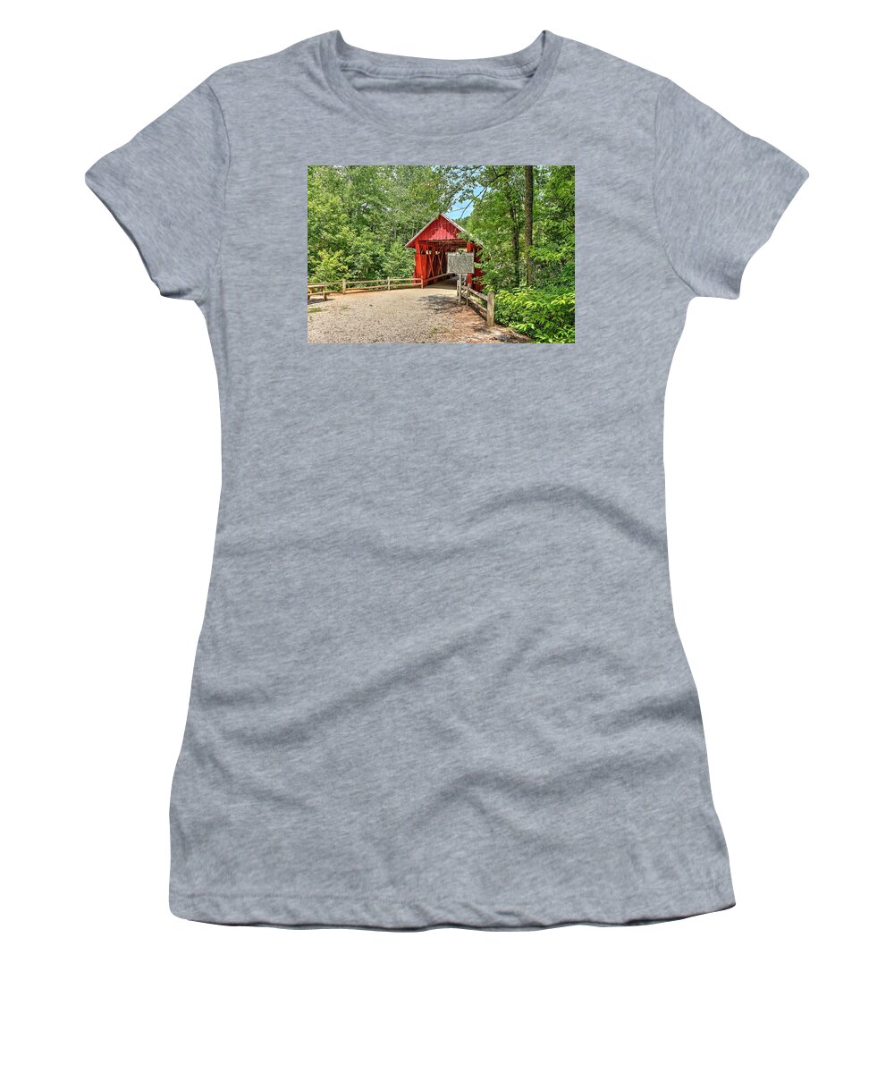 Bridge Women's T-Shirt featuring the photograph The Last One by Ree Reid