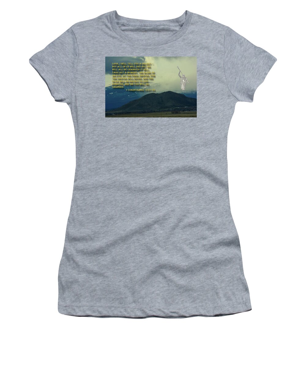Trump Women's T-Shirt featuring the photograph The Last Trump by Tikvah's Hope