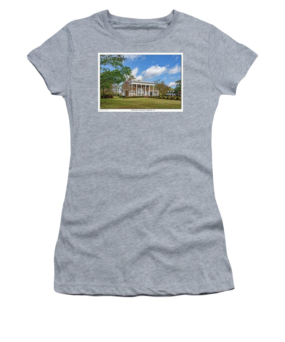 Bishopville Manor Women's T-Shirt featuring the photograph The Manor by Mike Covington