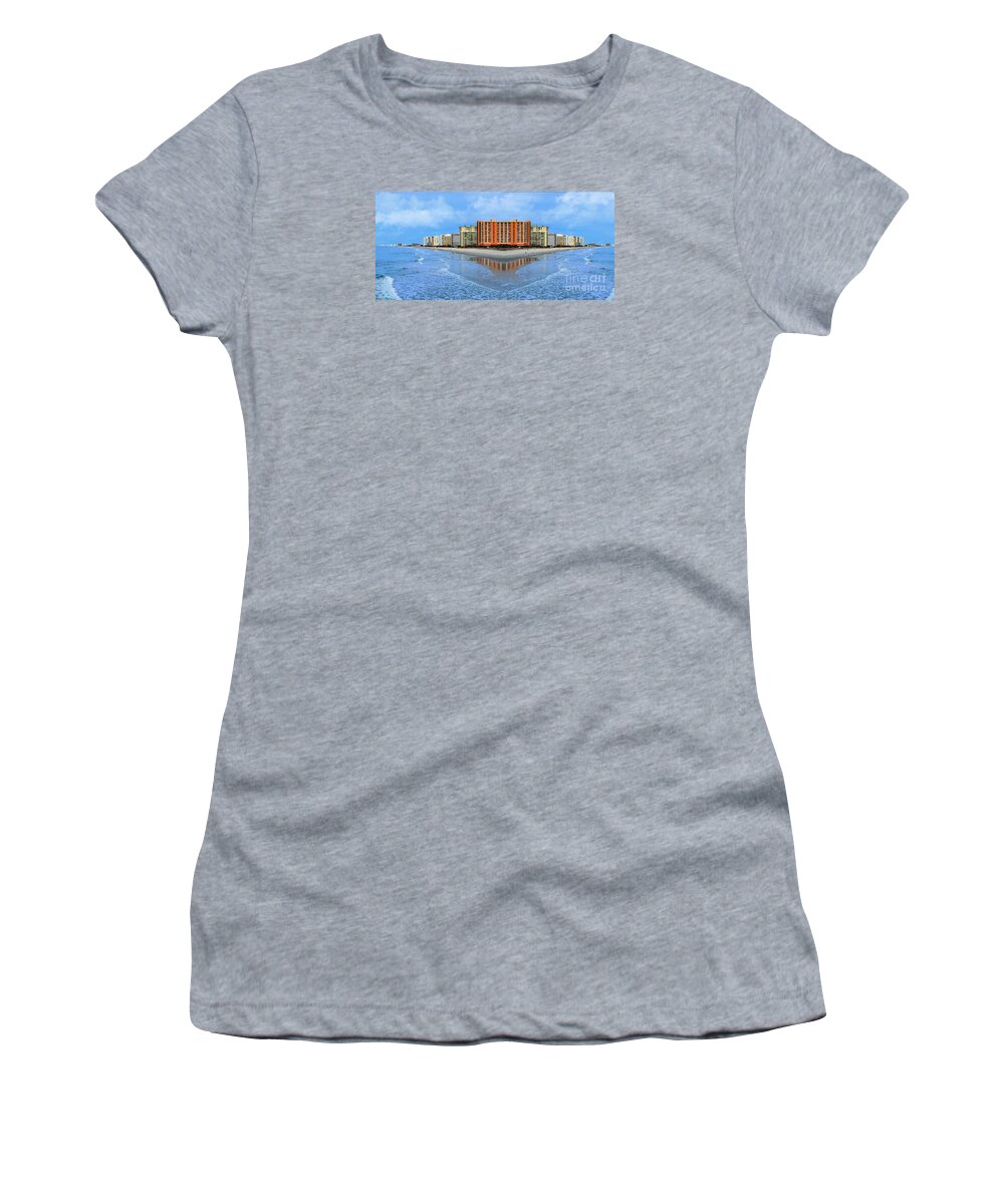 Scenic Women's T-Shirt featuring the photograph The Mirrors Of Your Mind by Kathy Baccari