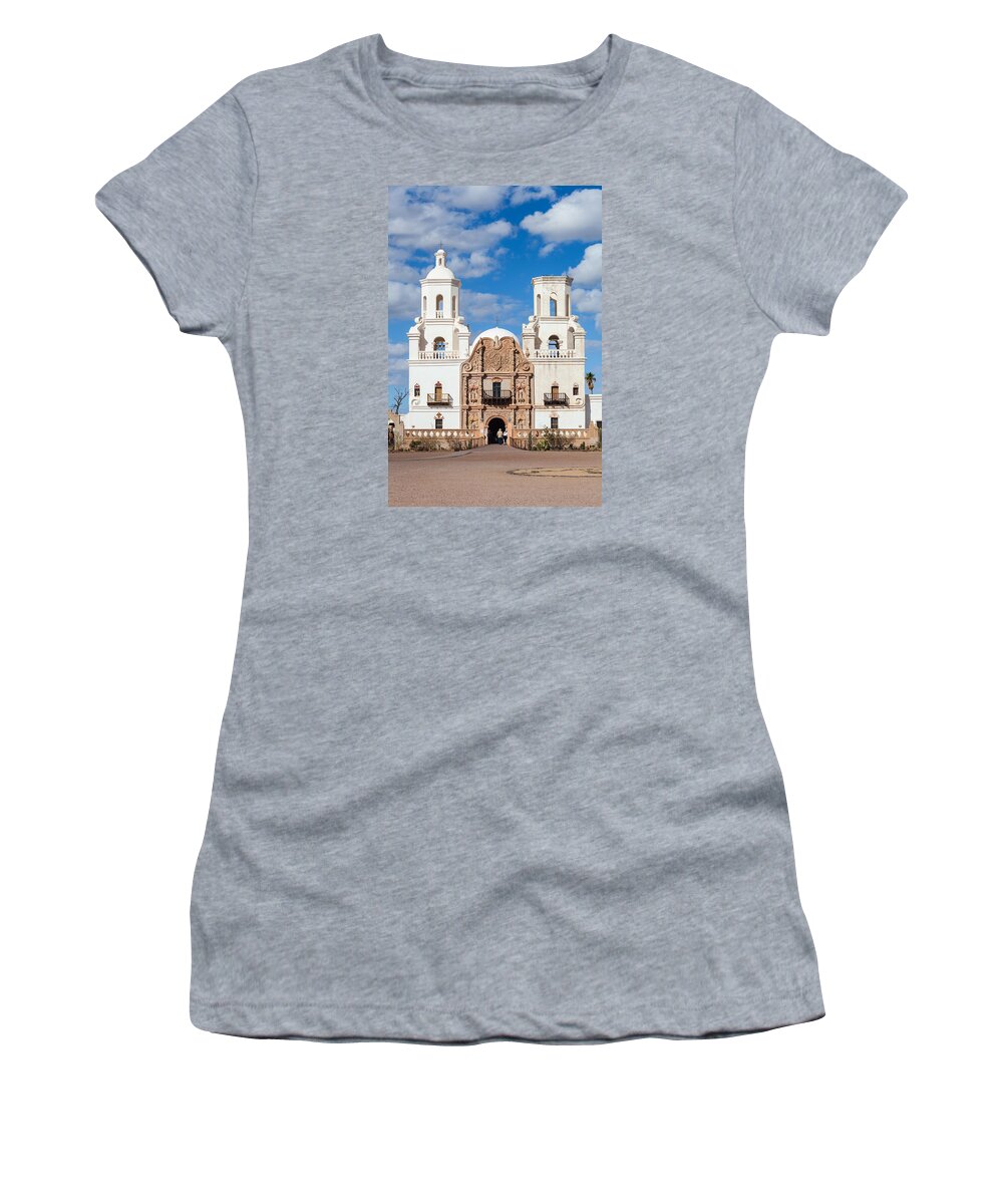 Architecture Women's T-Shirt featuring the photograph The Mission by Ed Gleichman