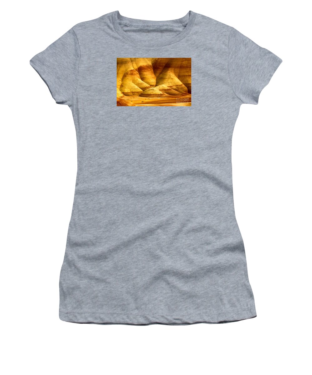 Oregon Women's T-Shirt featuring the photograph The Painted Hills by Michael Cinnamond