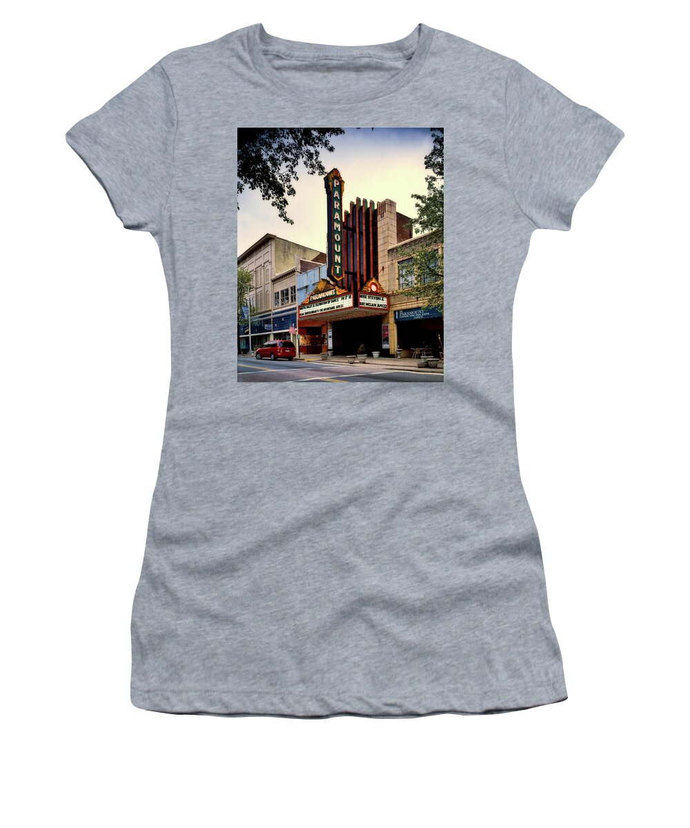 Bristol Women's T-Shirt featuring the photograph The Paramount Theatre by Mountain Dreams