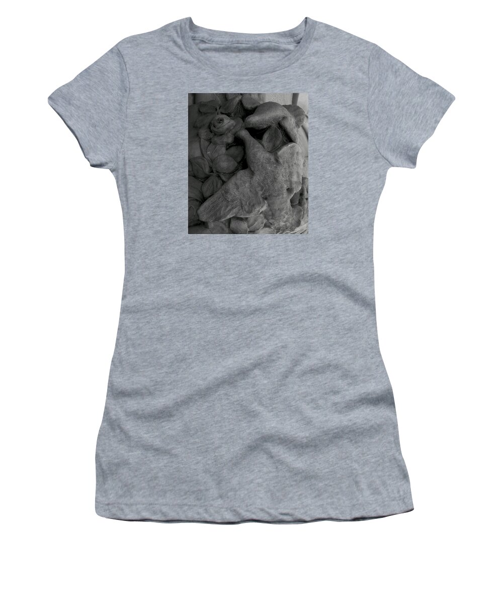 Pigeon Women's T-Shirt featuring the photograph The pigeons by Emme Pons