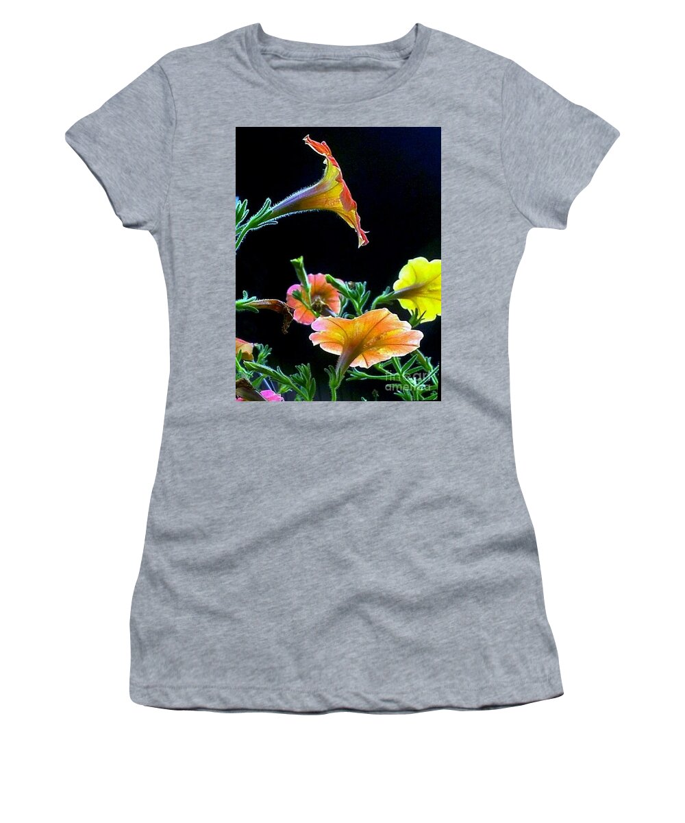 Flowers Women's T-Shirt featuring the photograph The Profile by Dani McEvoy