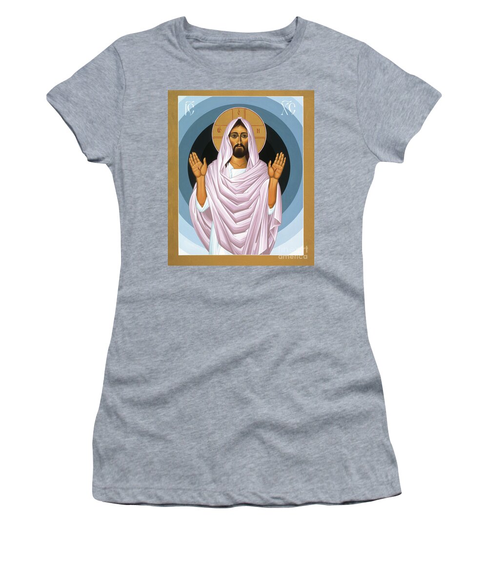 The Risen Christ Women's T-Shirt featuring the painting The Risen Christ 014 by William Hart McNichols
