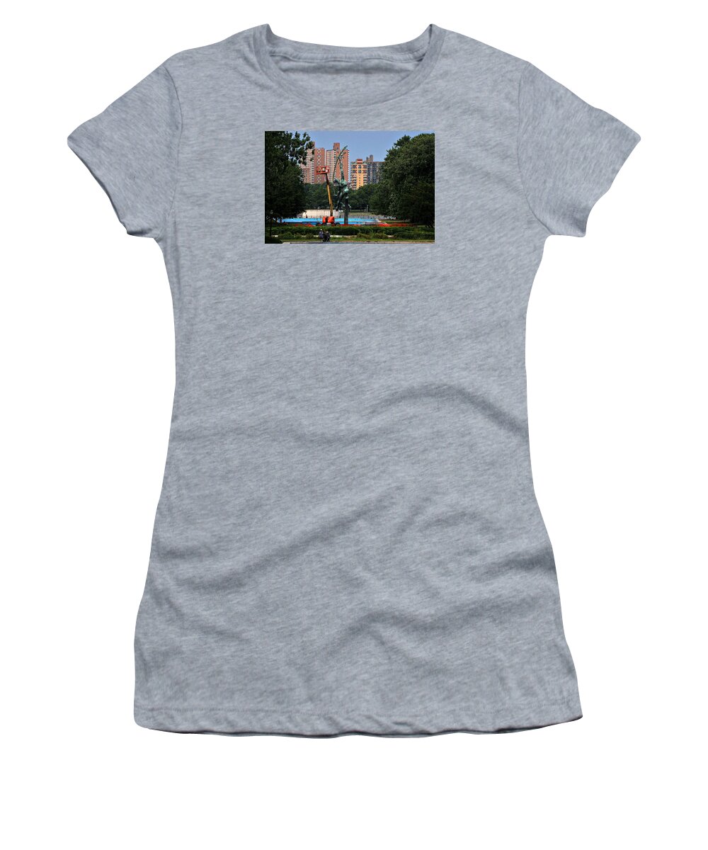 Rocket Women's T-Shirt featuring the photograph The Rocket Thrower by Mike Martin