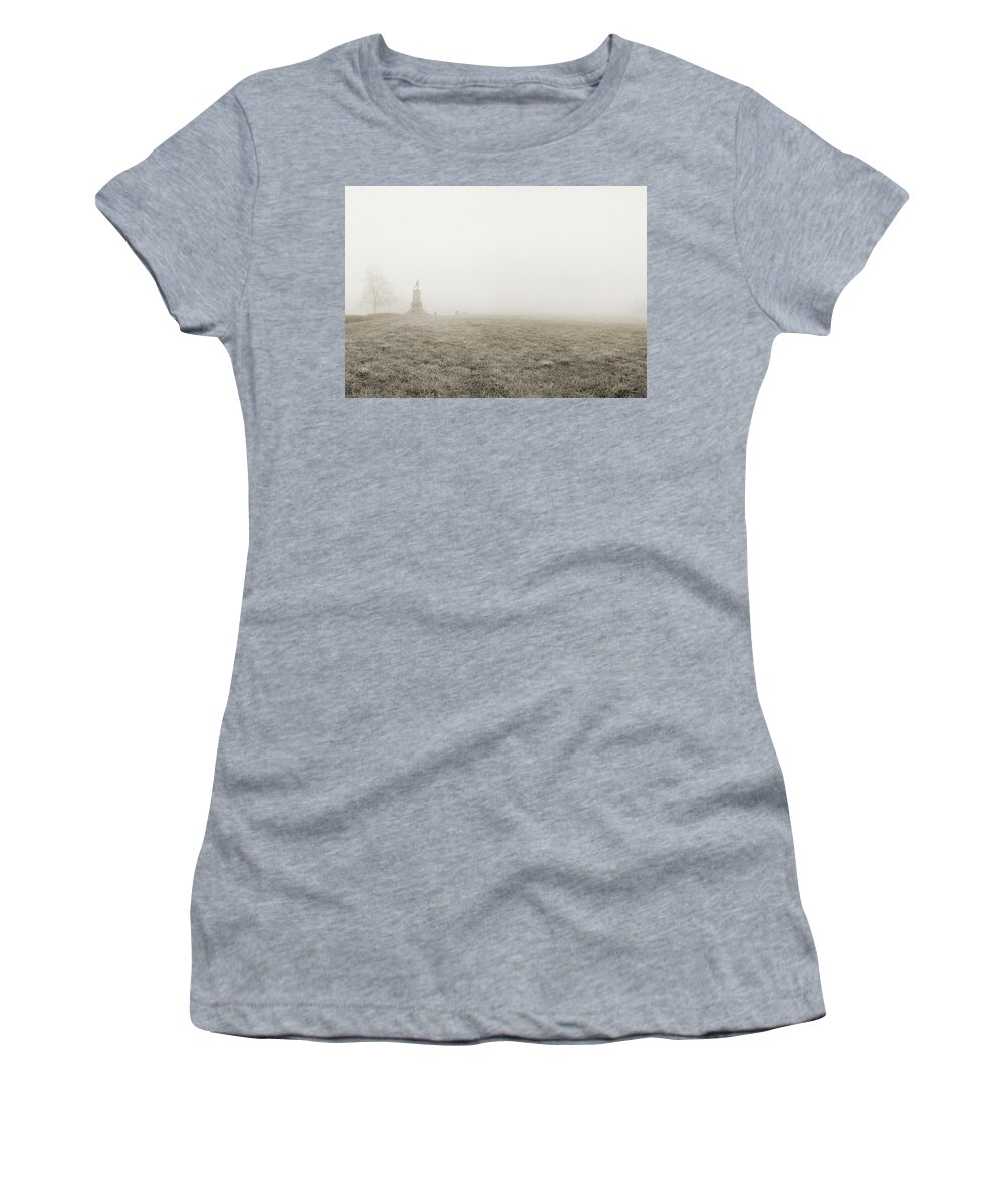Gettysburg Women's T-Shirt featuring the photograph The Running Man by Jan W Faul