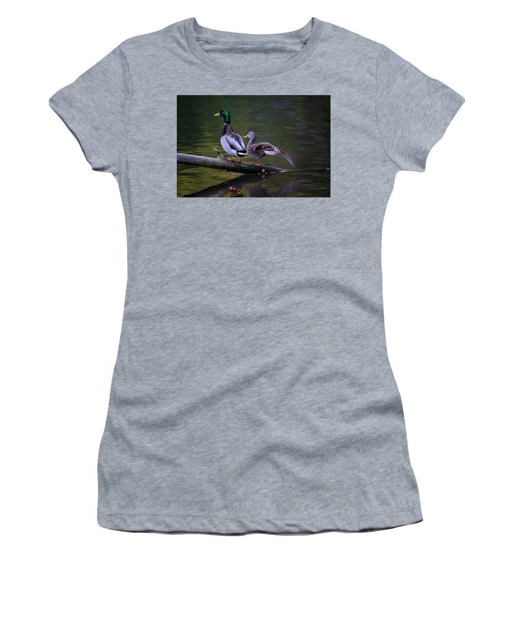 Gary Hall Women's T-Shirt featuring the photograph The Seventh Inning Stretch by Gary Hall