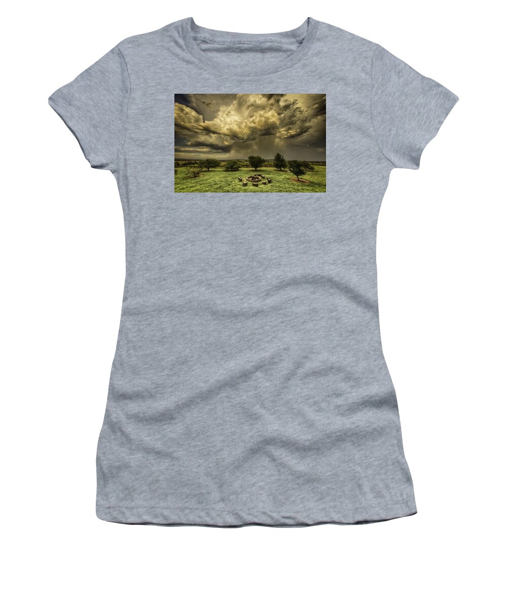 Weather Women's T-Shirt featuring the photograph The Storm by Chris Cousins