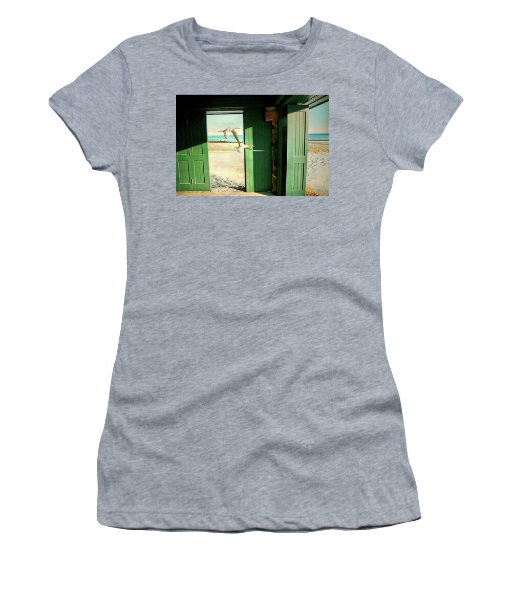 Nature Women's T-Shirt featuring the photograph The Thruway by Diana Angstadt