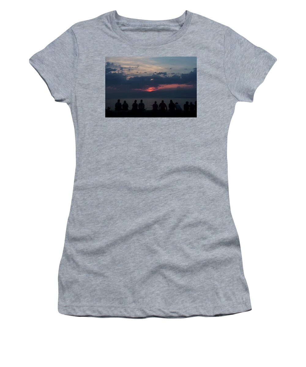 Lake Women's T-Shirt featuring the photograph The View by Terri Hart-Ellis