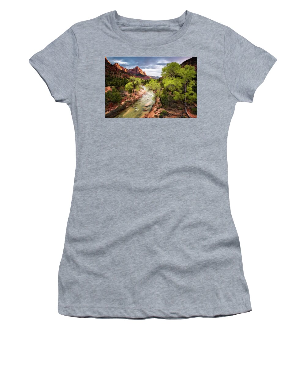 America Women's T-Shirt featuring the photograph The Watchman by Eduard Moldoveanu