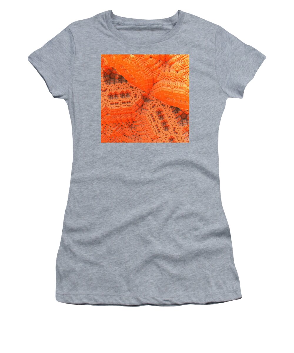 Abstract Women's T-Shirt featuring the digital art Theatrical Maze by William Ladson