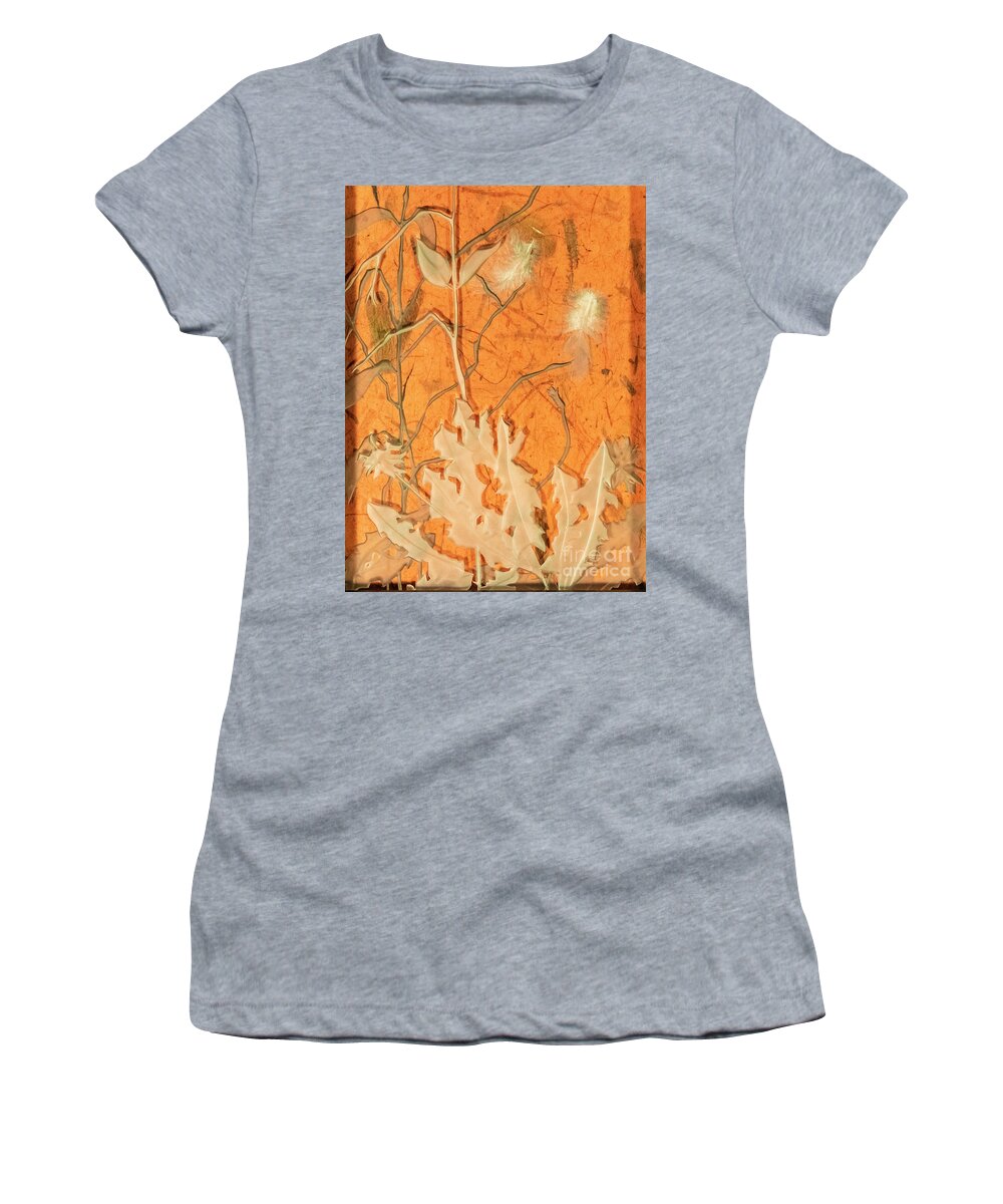 Plants Women's T-Shirt featuring the glass art Thinking of You by Alone Larsen