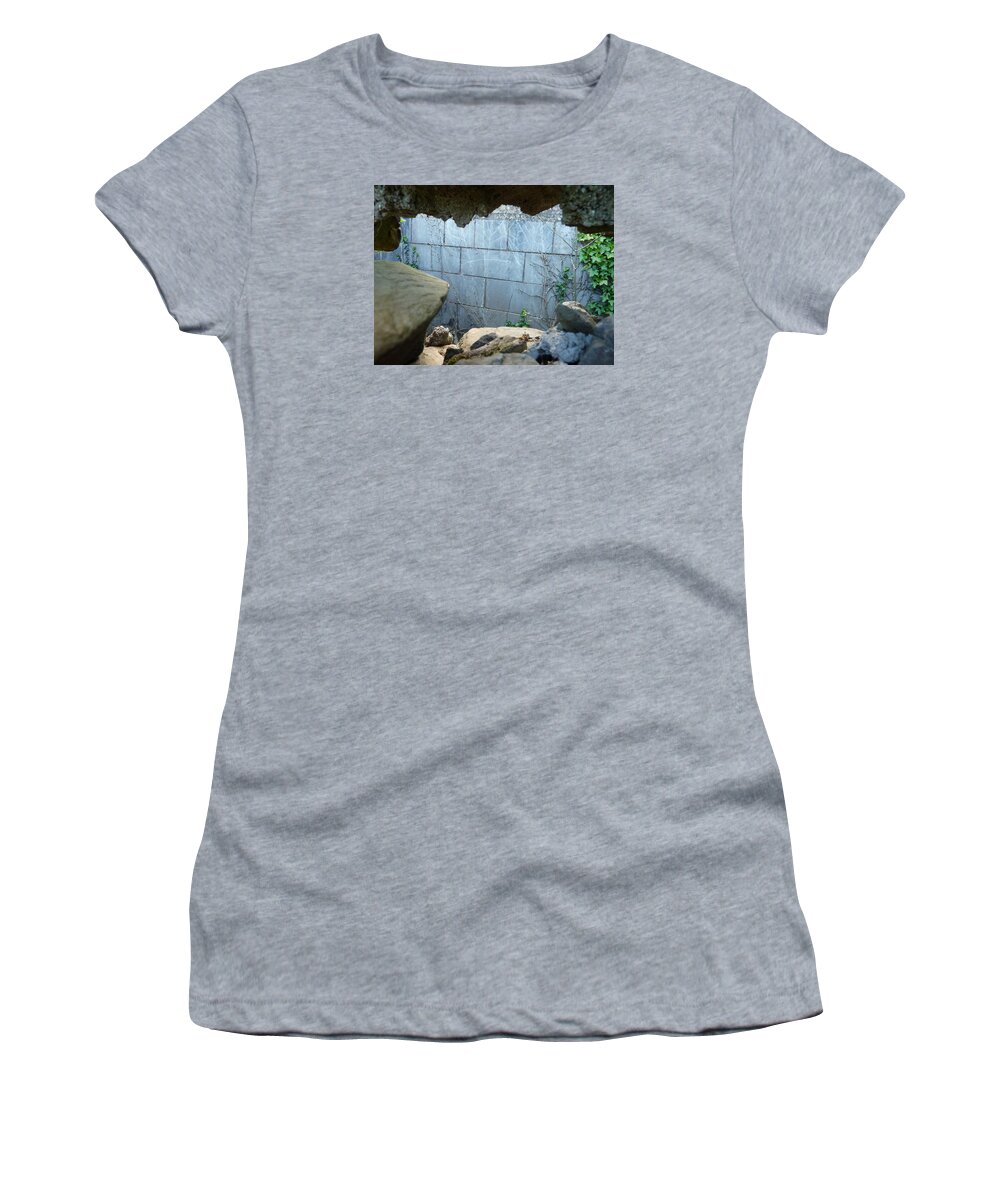 Thunder Women's T-Shirt featuring the photograph Thunder on the stone by Lukasz Ryszka