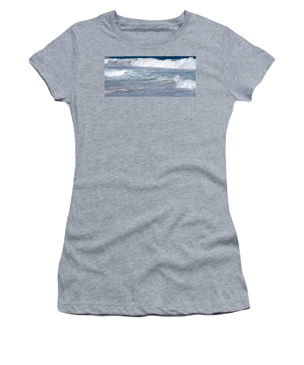 Wave Women's T-Shirt featuring the photograph Thundering Roar by Ian MacDonald