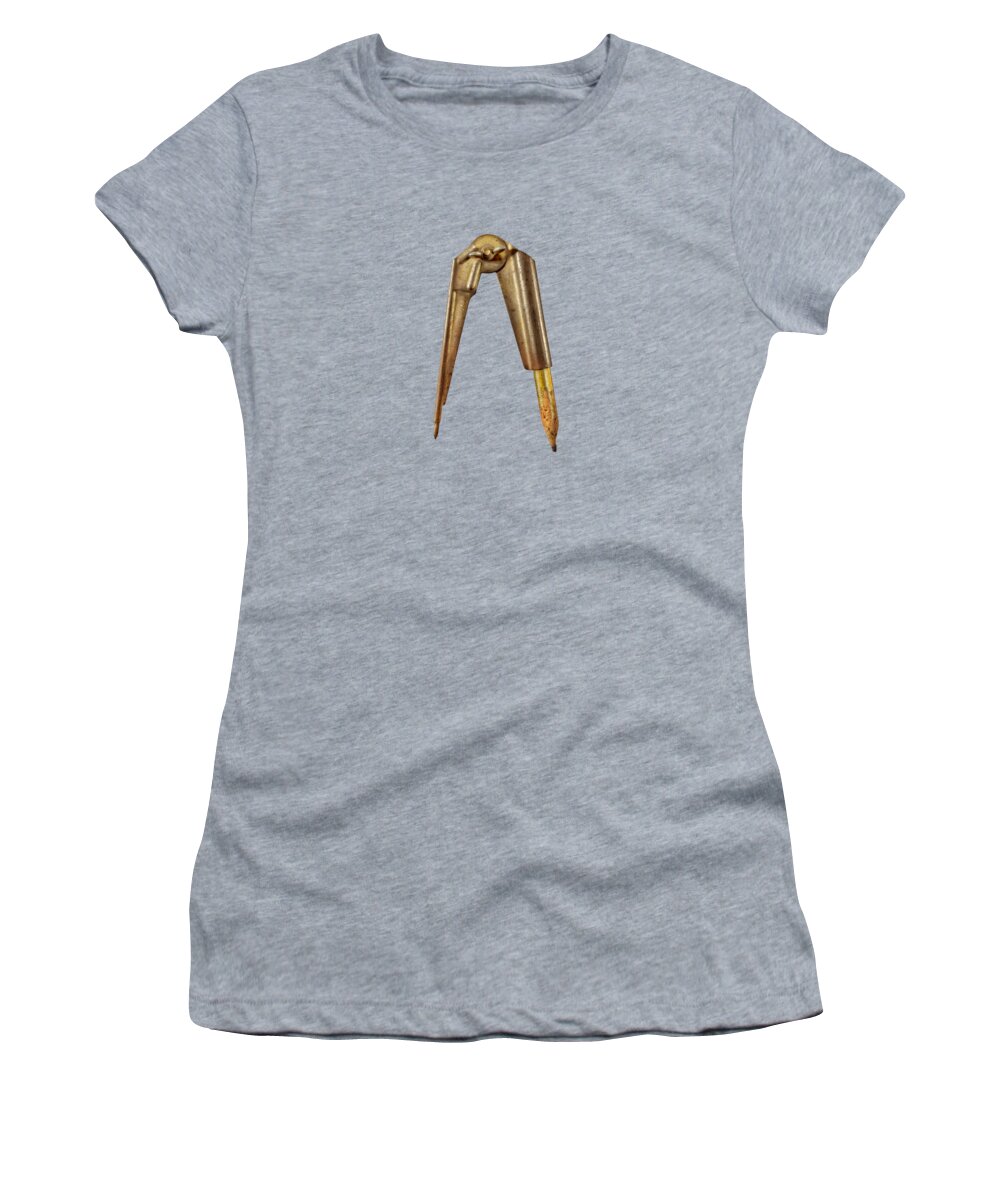 Industry Women's T-Shirt featuring the photograph Tin Shop Compass by YoPedro