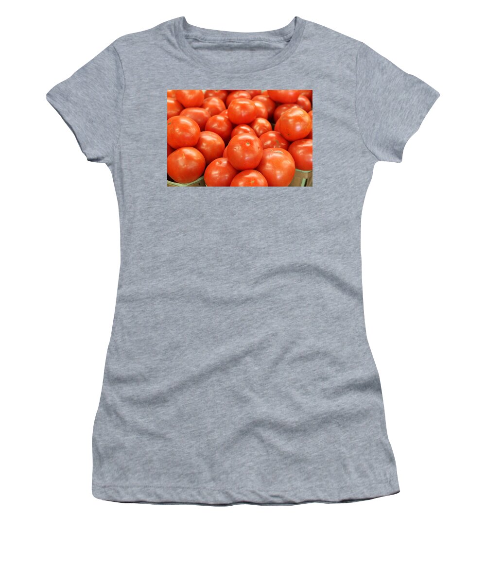 Food Women's T-Shirt featuring the photograph Tomatoes 247 by Michael Fryd