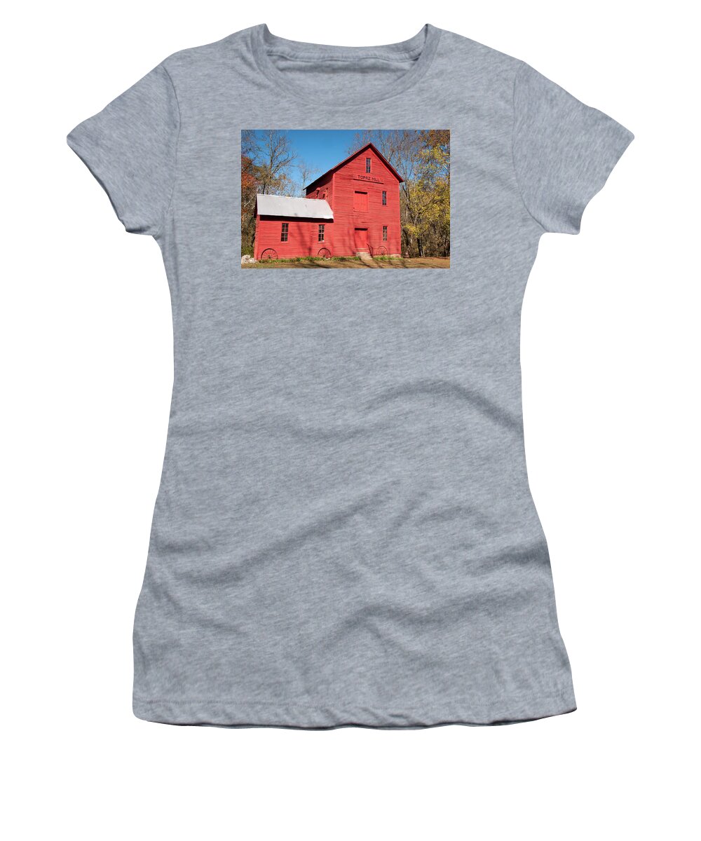 Missouri. Ozarks. Nature Women's T-Shirt featuring the photograph Topaz Mill by Steve Stuller