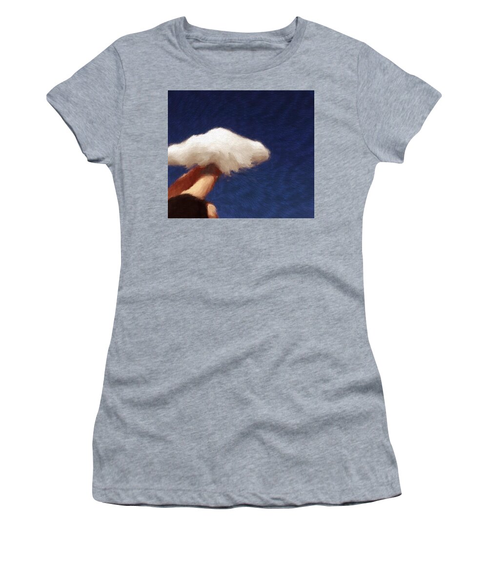 Cloud Women's T-Shirt featuring the photograph Touch the Clouds by Annie Walczyk