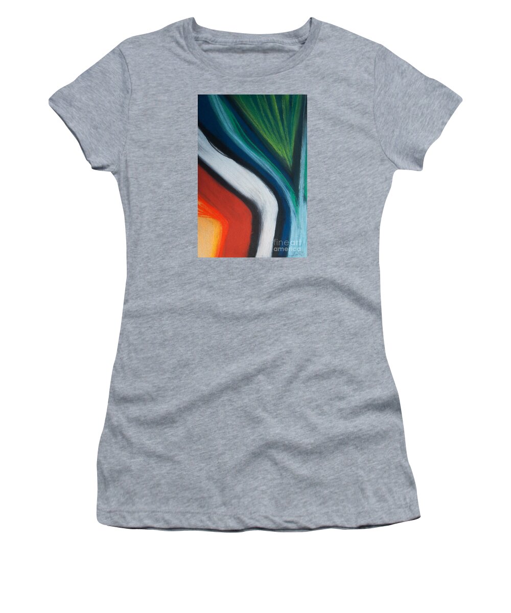 Nature Women's T-Shirt featuring the drawing Tree in Bloom by George D Gordon III