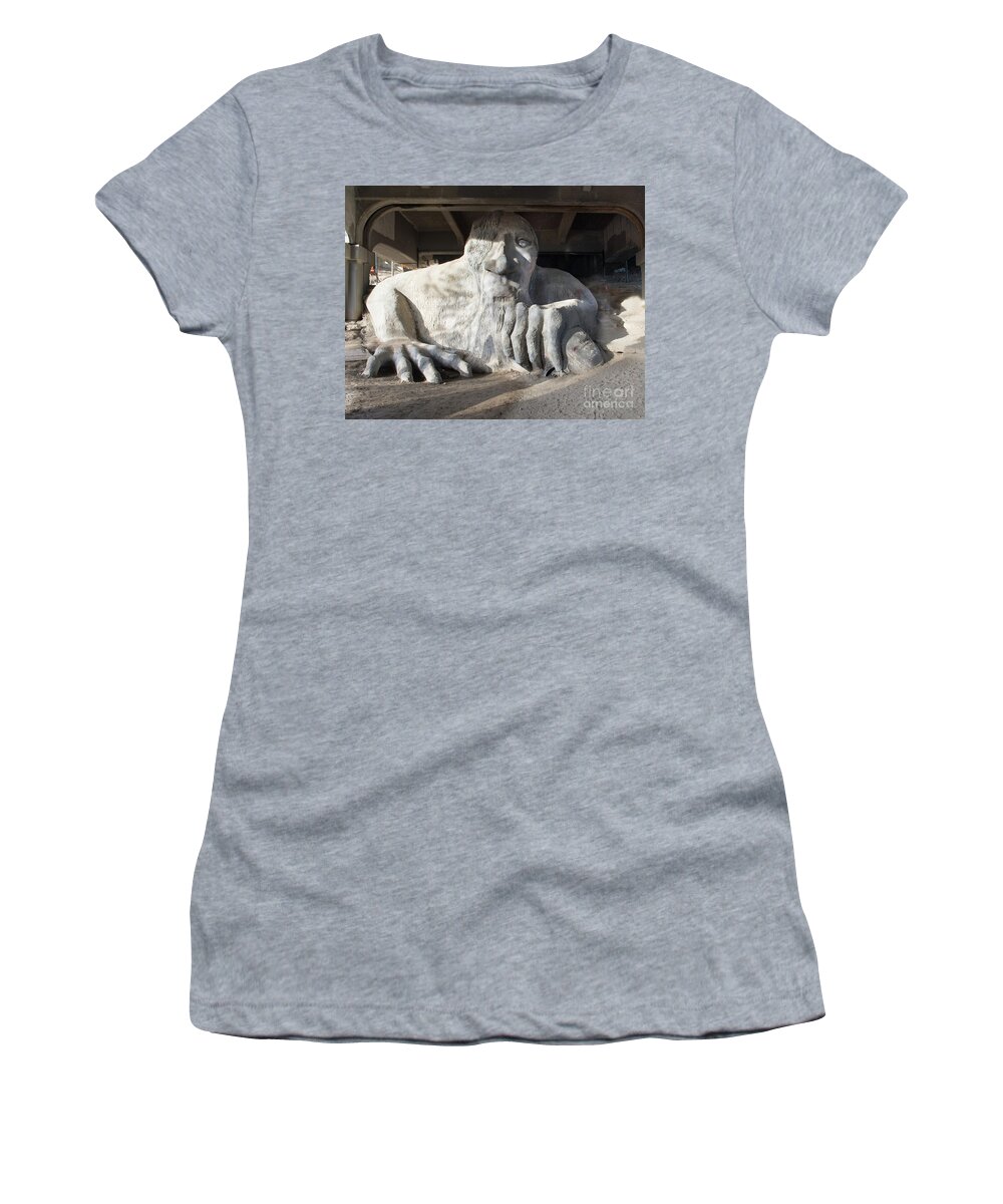Troll Women's T-Shirt featuring the photograph Troll by Jim Hatch