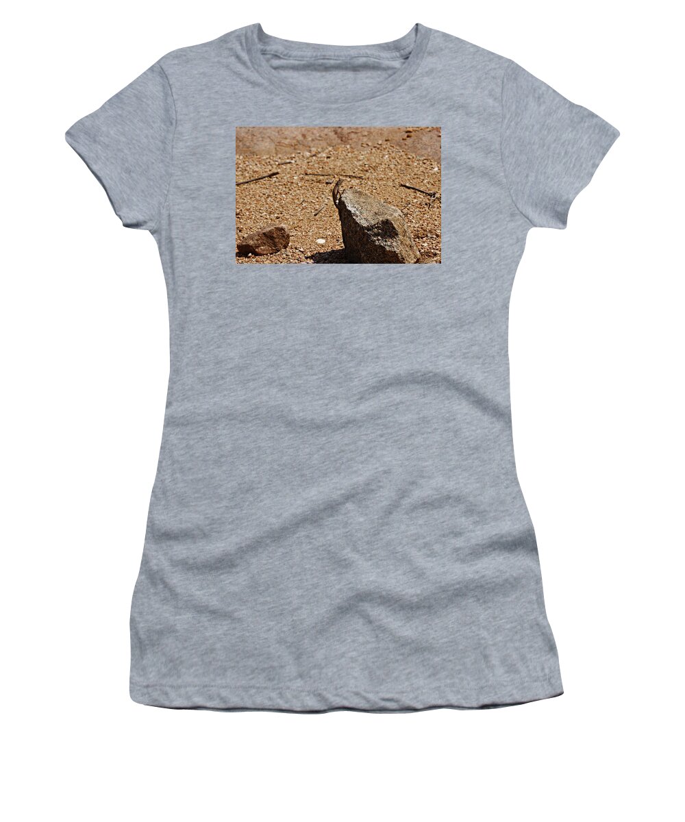 Lizard Women's T-Shirt featuring the photograph Tough guy by James Smullins