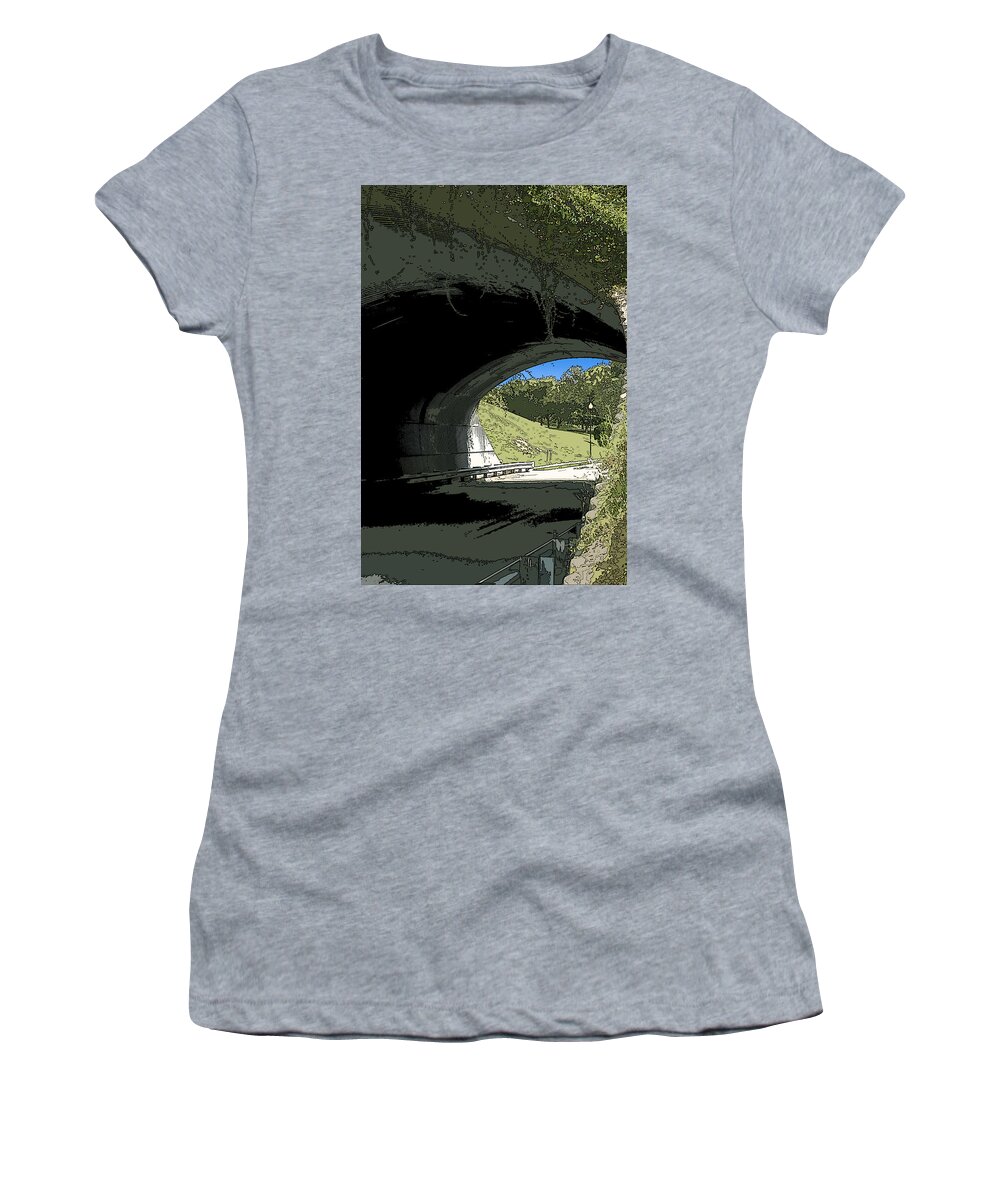 Landscape Women's T-Shirt featuring the photograph Tunnel Vision by James Rentz