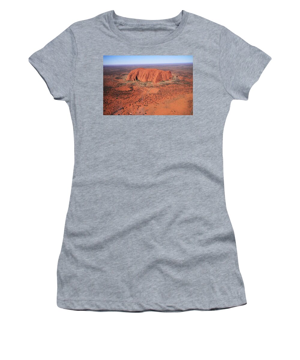 Uluru Women's T-Shirt featuring the photograph Uluru by Jackie Russo