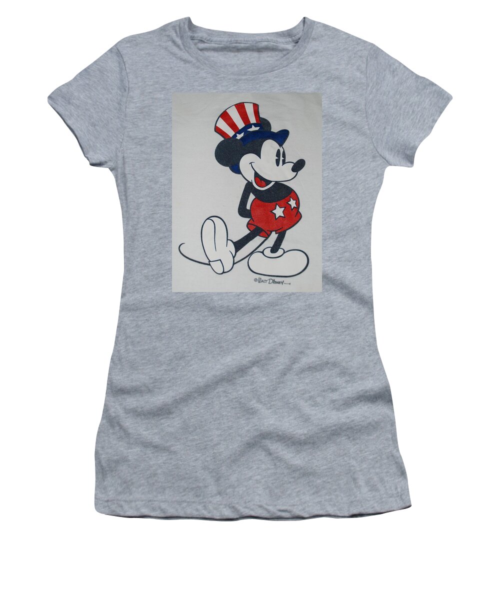 Mickey Mouse Women's T-Shirt featuring the photograph Uncle Mickey by Rob Hans