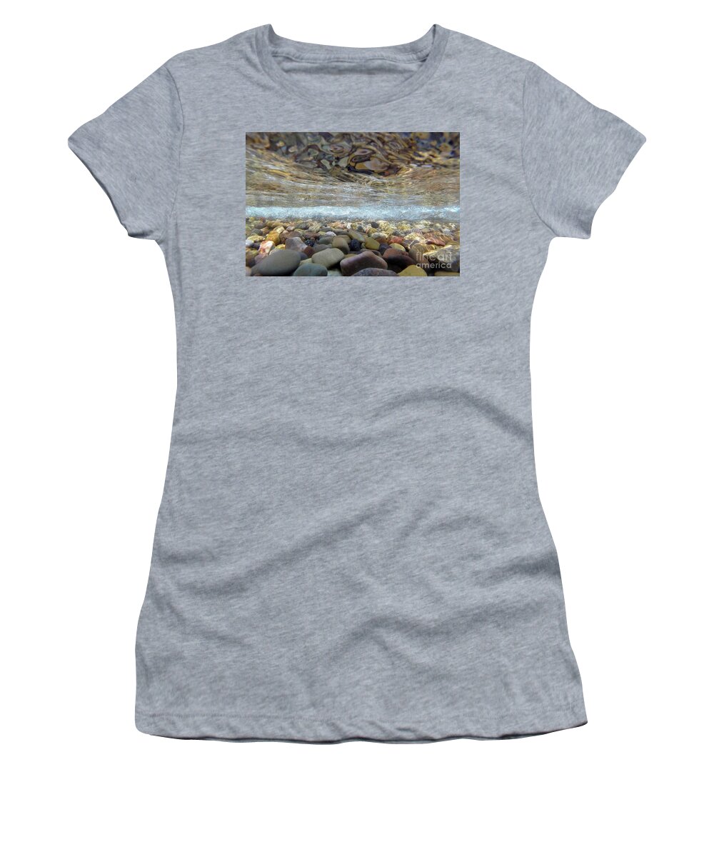 Water Women's T-Shirt featuring the photograph Under The Lake by Dan Holm