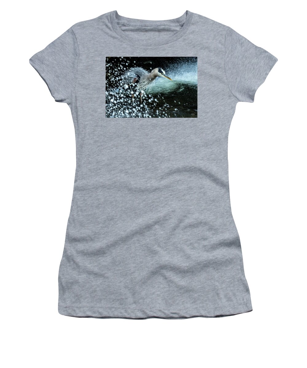 Great Women's T-Shirt featuring the photograph Unfazed Focus by Everet Regal