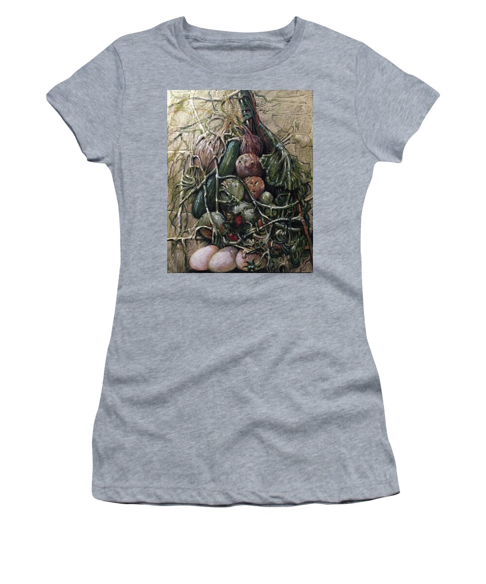 Harvest Women's T-Shirt featuring the painting Unstill Life by William Stoneham