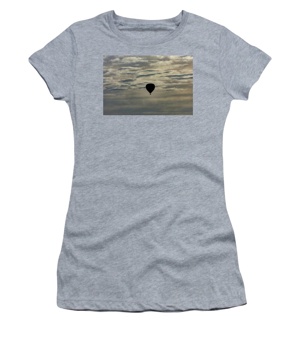 Balloon Women's T-Shirt featuring the photograph Up Up and Away by Douglas Killourie