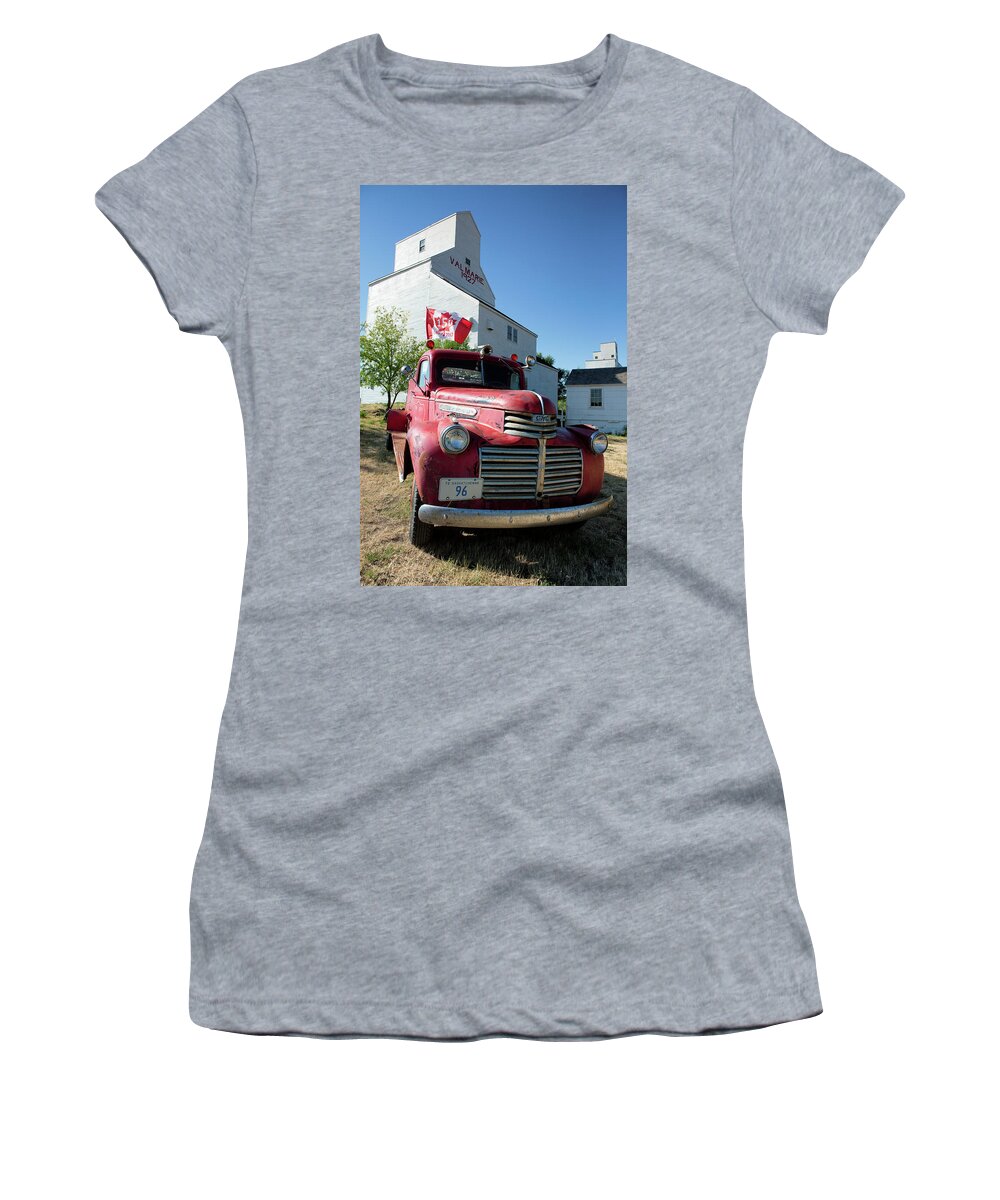 Canada Women's T-Shirt featuring the photograph Val Marie, SK by David Buhler